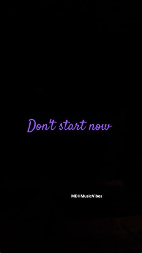Don't start now | Dua Lipa @MDHMusicVibes #music