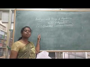 ADA Notion of Algorithm By Ashwini G T