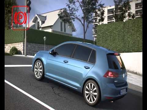 Volkswagen Golf Technik, Assistenz und Komfortsysteme Animation Elektronische Parkbremse