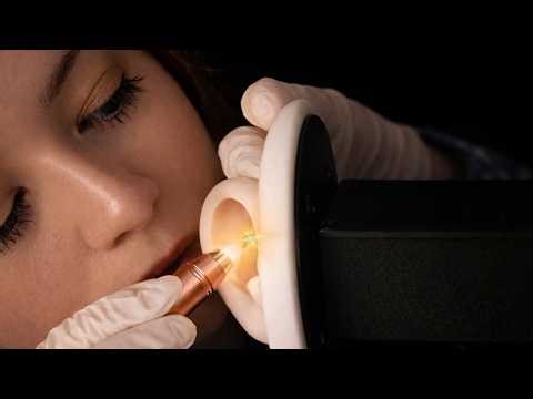 ASMR 3Dio Detailed Deep Ear Cleaning (Close-Up Otoscope, Scraping, Mic Blowing, Minimal Talking)