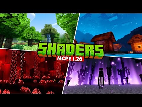 NON PATCH! Top 5 Low End Shaders For Original MCPE 1.26 | Minecraft PE Shaders (Render Dragon)
