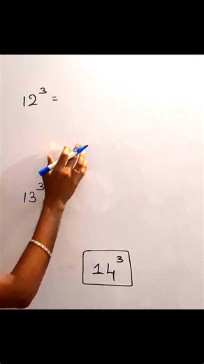 Akshay | Cube Shortcut Trick | Find 12³, 13³, 14³ Mentally ⚡ Cube calculations made super easy! 🧠✨ Learn this smart cube trick to find 12³ and 13³... | Instagram