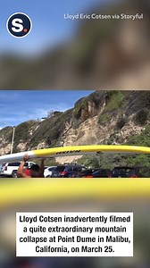 92K views · 236 reactions | Watch this astonishing mountain collapse caught on camera in California!  | storyful | Facebook