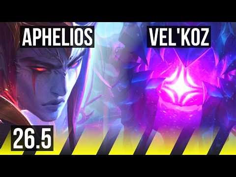 APHELIOS & Thresh vs VEL'KOZ & Soraka (ADC) | 85K damage | EUW Master | 26.5