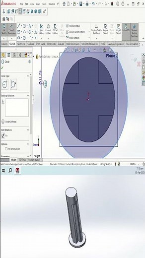 SolidWorks Tutorial: Practice Problem 5.7 #solidworks #features #solidworkstutorials #cad