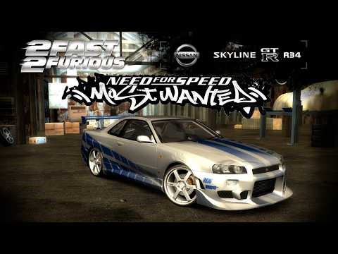 FAST & FURIOUS NISSAN SKYLINE R34 BUILD 🔥 JUNKMAN TUNING | NFS Most Wanted Redux 2026 / 1080p60fps