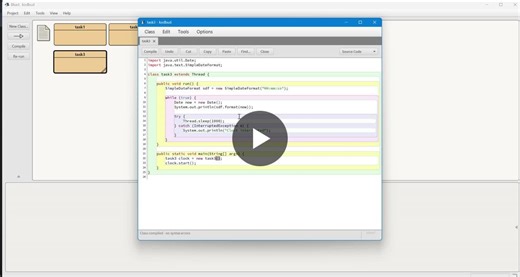 Here to clock in Task 3—Java edition As part of my internship at Kodbud, I successfully completed Task 3: Building a Digital Clock using Java. ★ Implemented multithreading using Thread ★ Used Java’s… | Jeffwin Daniel.N