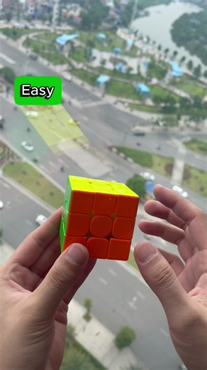 Easy Rubik's Cube Trick to Solve a Layer Faster