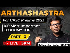 ARTHASHASTRA Part - 3 | Economy 100 Most Important Topic | 8830115524 | for Notes check Description