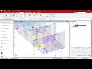 STAADPro | Area Load (One Way and Two Way Loads Distribution | 27