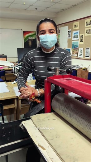 Trust The Process #printmaking #art #youtubeshorts #tranding