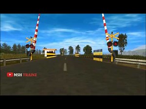 Trainz Simulator Indonesia - Perlintasan Kereta api yang sepi 6