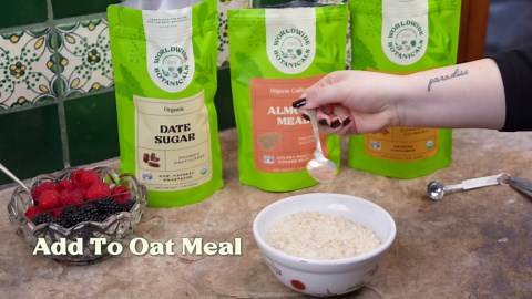 Worldwide Botanicals Organic Date Sugar Fine Powder, 1 Pound - 100% Pure Dried Dates, Natural Whole Food Sweetener, Gluten-Free