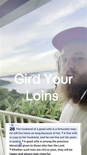 Jacobs Re GENE🧬ration on Instagram: "Gird your loins men ….and don’t give your strength to those who don’t deserve or respect /follow the truth …(why instruct someone who lives and follows a lie ?)…..they will only take from your greatness and kingdom …. ("gird up the loins of your mind") for mental preparation and Luke 12:35 ("Let your loins be girded about") for watchfulness, while also appearing in contexts of hard work, courage, and spiritual armor, like the belt of truth in Ephesian