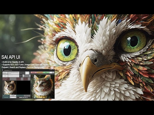 MMM SAI API UI：UE中使用Stability AI SD3