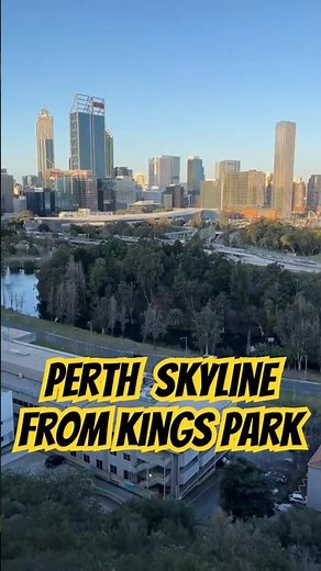 Perth Skyline from Kings Park in Perth Australia 🇦🇺