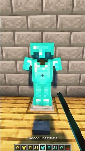 Minecraft Armor Swapper😱#minecraft #shorts