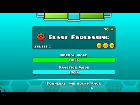 Blast Processing 100% All Coins | Geometry Dash