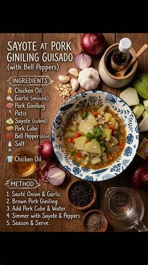 Delicious Ginisang Sayote with Pork Giniling Recipe