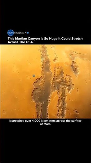 The Largest Canyon in the Solar System Is on Mars | Valles Marineris #mars #canyon #solarsystem