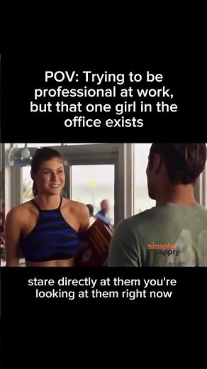 POV: The Office Distraction Walks In 👀