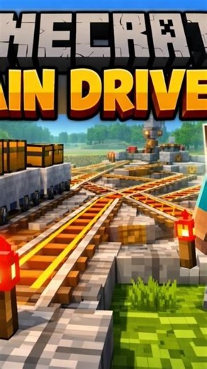 #Minecraft #MinecraftTrain #TrainDriving #MinecraftGameplay #Railway #RelaxingMinecraft