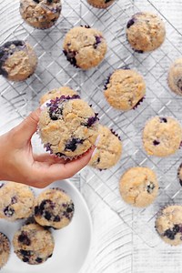 The BEST Blueberry Protein Muffins (Easy Recipe)