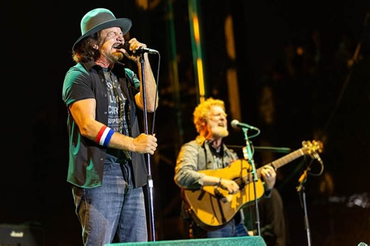 Eddie Vedder Live Debuts Devo & Led Zeppelin Covers, Joins Lukas Nelson & Tedeschi Trucks Band Onstage At Ohana Festival -