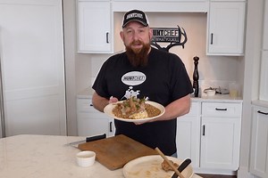 Pan-Fried Rabbit With Sweet Corn Risotto Recipe