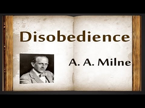 Disobedience by A.A. Milne - Poetry Reading