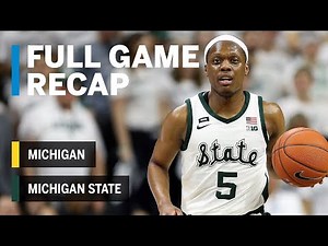 Full Game Recap: Winston Leads Spartans to B1G Title | Michigan vs. Michigan State | March 9, 2019