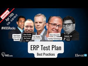 ERP Test Plan Business Processes Best Practices