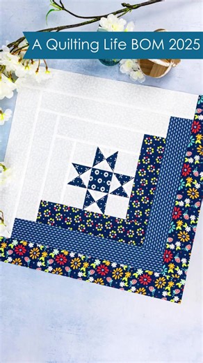 🙌🏻Block 10 for A Quilting Life Mystery BOM 2025 is done! This only took me 30 minutes and next month will be just as quick! How did this block treat you? ✨️ Fabric used is Laguna Sunrise by Sherri & Chelsi for Moda Fabrics | Fat Quarter Shop