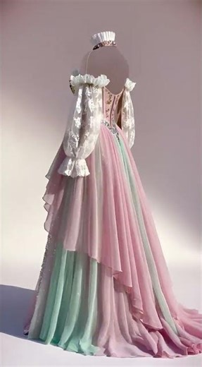 Rococo Vintage Dress Fashion #fashion