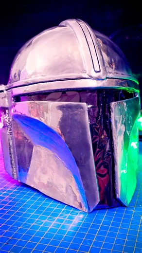 Cardboard Mandalorian Helmet 📦 #themandalorian #starwars