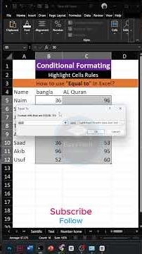 Excel Logical Operators Tutorial | Equal To (=) in Bangla #exceltutorial