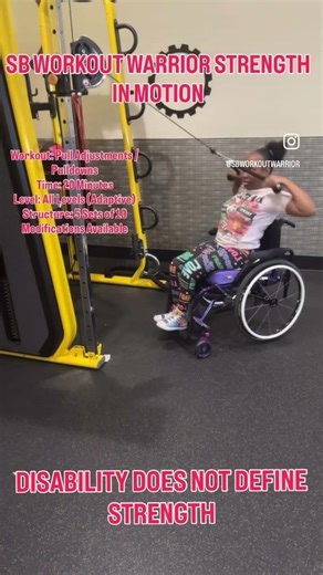 Adaptive Upper Body Pull Workout | 5 Sets of 10