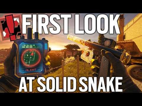 FIRST LOOK AT SOLID SNAKE IN SIEGE