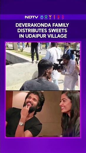 Deverakonda Family Distributes Sweets In Udaipur Village During Wedding Festivities