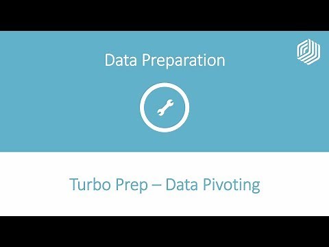 Turbo Prep - Data Pivoting | RapidMiner