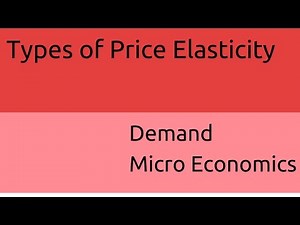 Types of Price Elasticity of Demand Video Lecture - UPSC