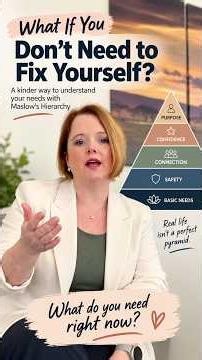 What Do You Need Right Now? | Maslow's Hierarchy of Needs