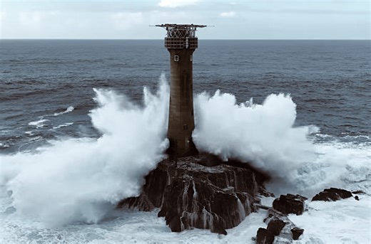 What's it like inside a lighthouse during a major storm?