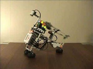 Tilted Twister - LEGO Mindstorms Rubik's Cube solver