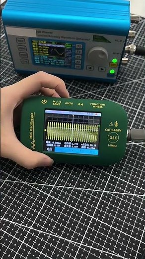 BSIDE OT2 Mini Oscilloscope | 10MHz Handheld Scope with Signal Generator