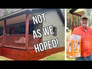 Applying Stain With a Pump Sprayer