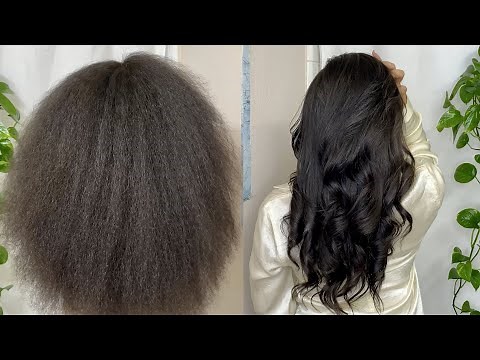 Bombshell Curls on Natural Hair (Heat vs Heatless Method)