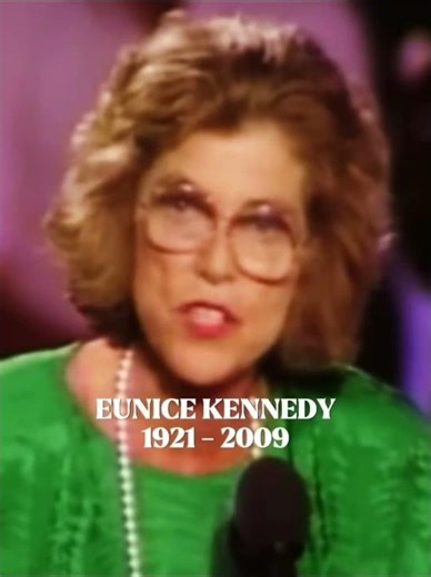 Eunice Kennedy (1921 - 2009) the sister of US President, JFK #history #viral #eunicekennedy #kennedy