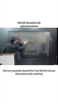 25 - Foods to Avoid with Spironolactone! Spironolactone NCLEX Question? Avoid These Foods!