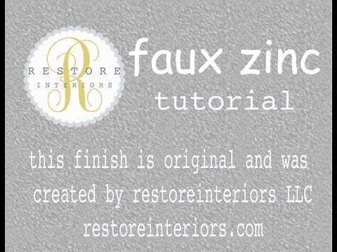 Faux Zinc Tutorial